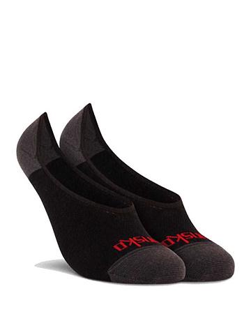 Chaussettes Dansko Two Tone No Show Femme Noir | FR 417CTV